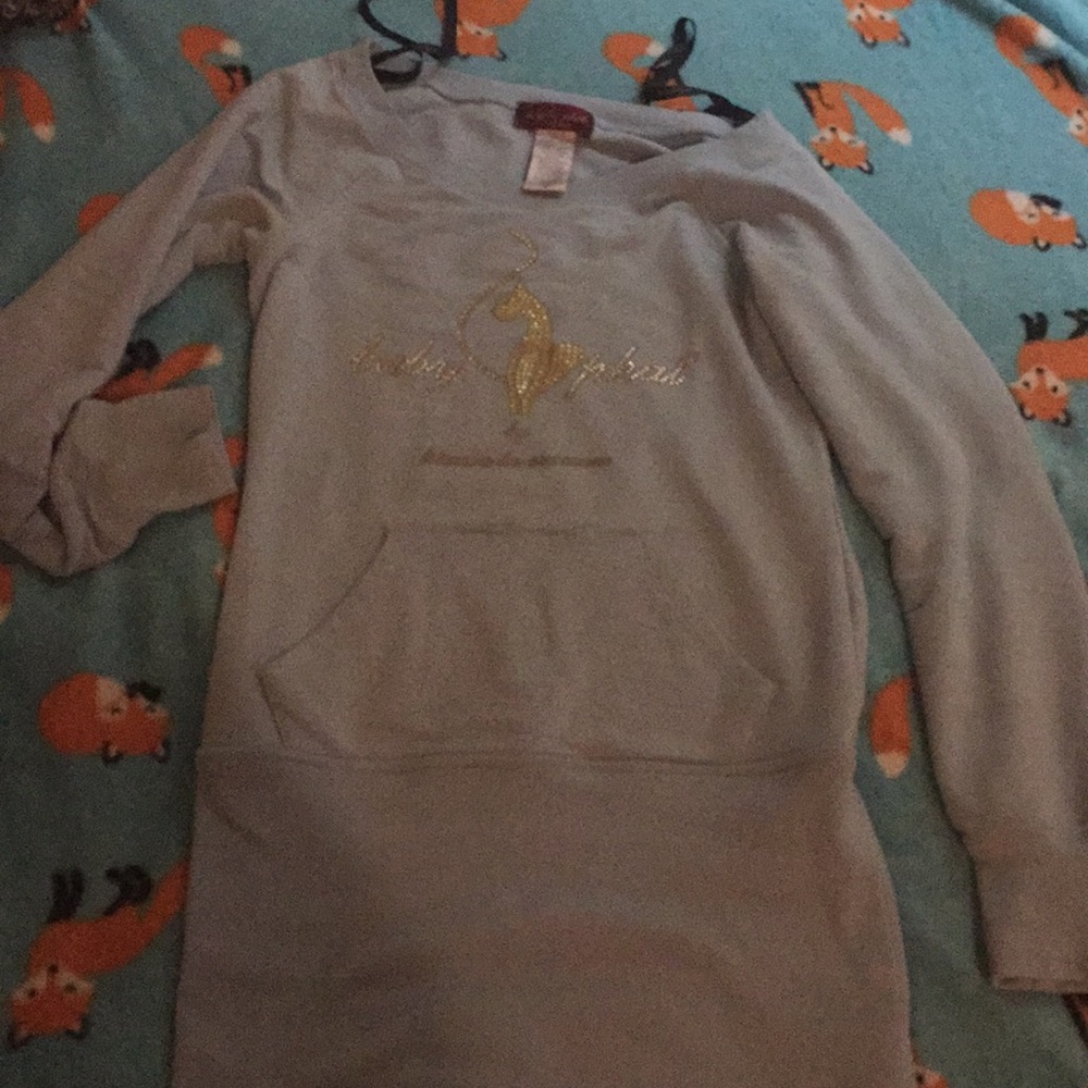 Baby Phat by Kimora Lee Simmons baby blue sweater